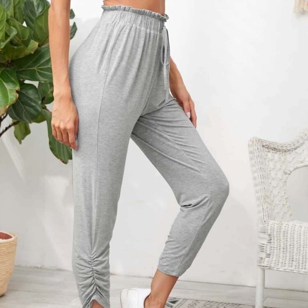 KNOTTED HIGHWAISTED PANTS - Picture 4 of 5